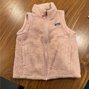 Girls Patagonia fleece vest